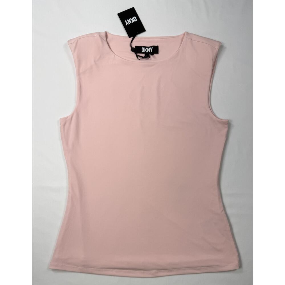 NWT DKNY women pink sleeveless tank top